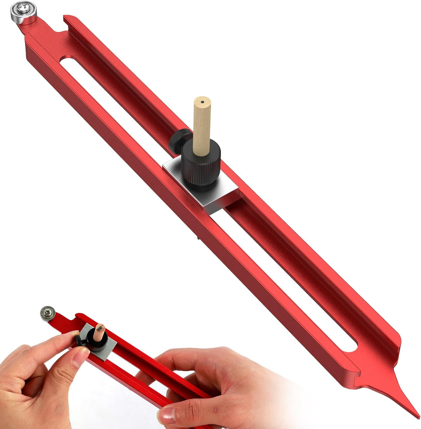 Contour Gauge Scribe Tool, Precise Profile Scribing Ruler with Adjustable Pen...