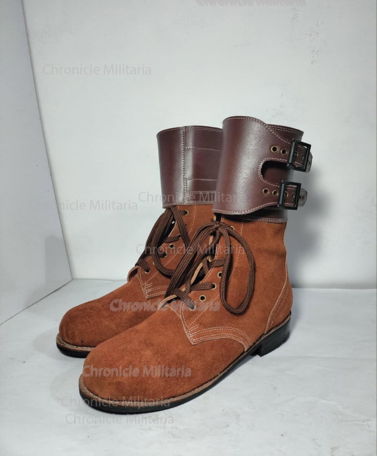 WWII US Double-Buckle Combat Boots, 1944