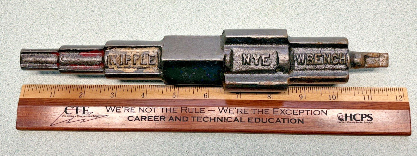 NYE Pipe Nipple Wrench 3/8" to 2" nice condition