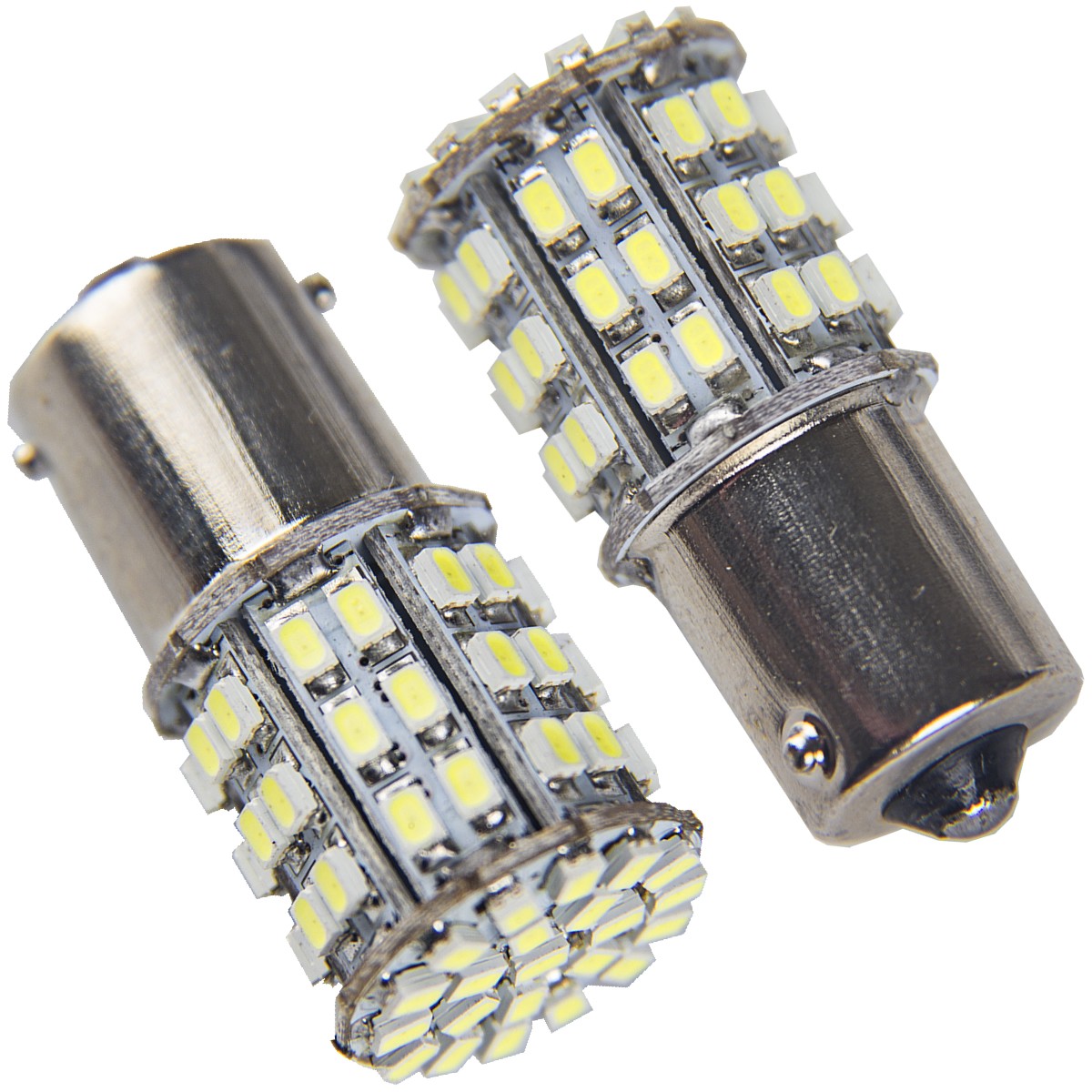 1156 Led Bulb Reverse Light 1141 Bulbs 64SMD Backup RV Interior Lights 2PC White
