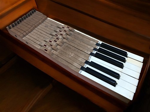 12 Black White Piano Keys, Vintage Piano Parts, Art Craft Supplies, Steampunk K,