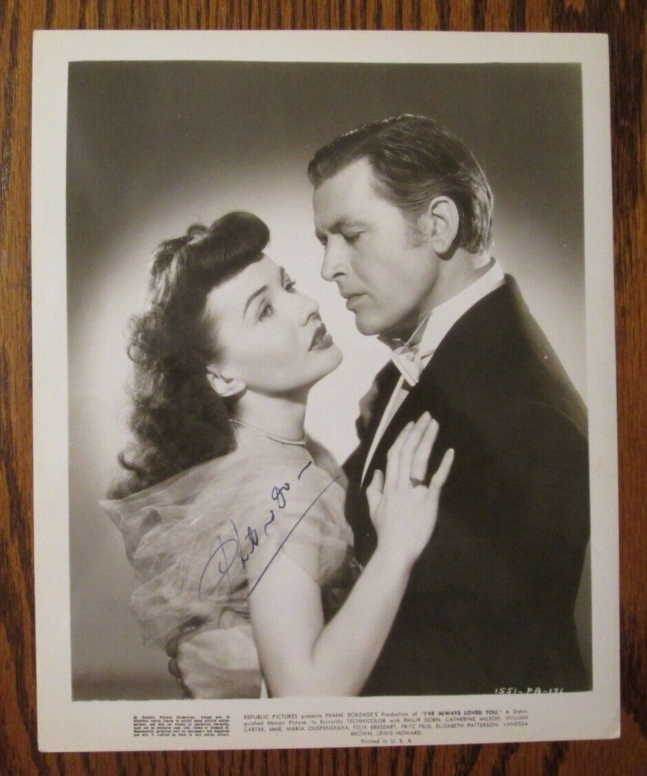 VINTAGE 1946 PHILIP DORN Signed 8 x 10 Movie Photo I'VE ALWAYS LOVED YOU