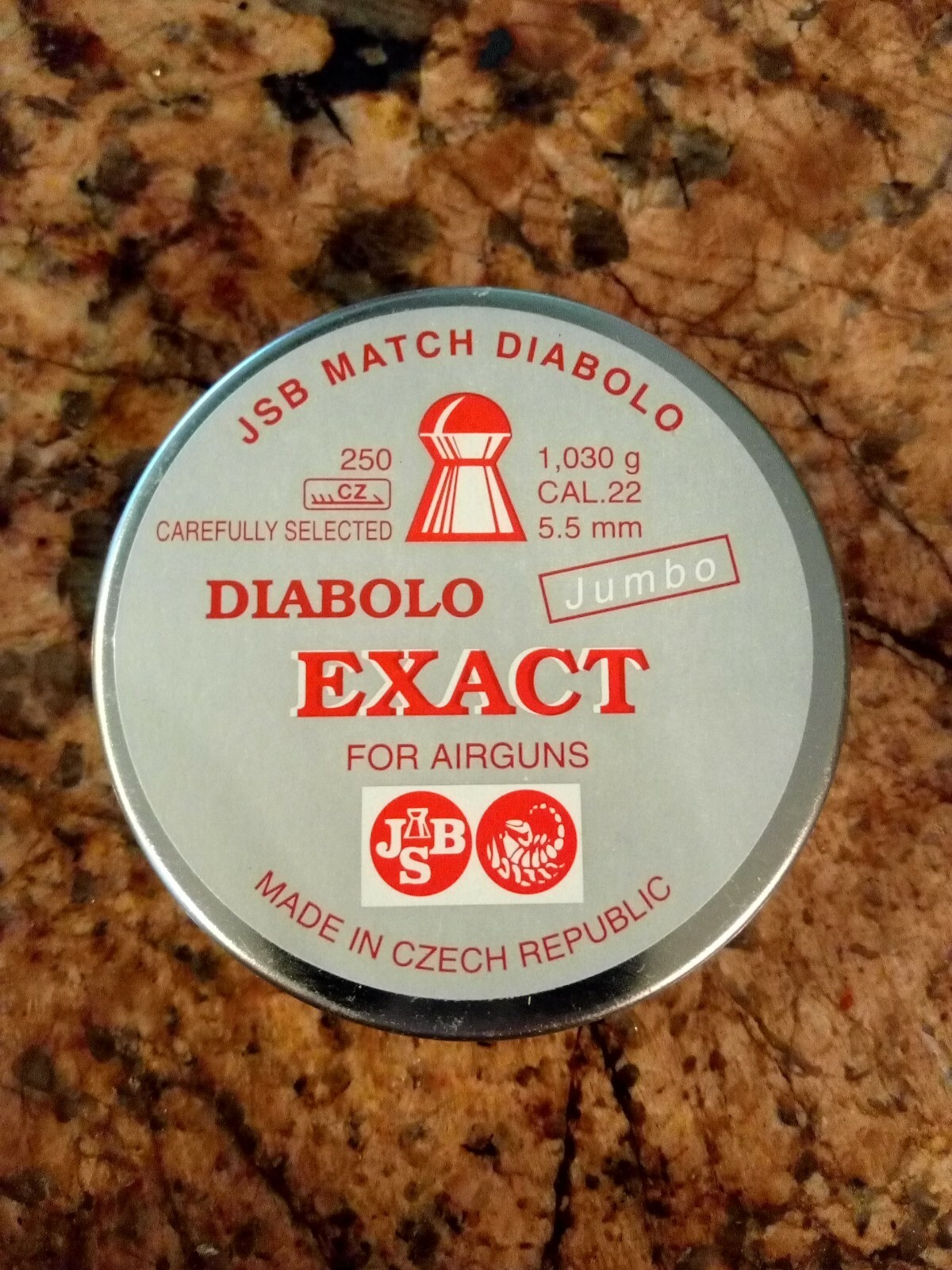 JSB Exact Jumbo Pellets .22 15.89gr 250ct NOS made 2008/09 ***10 TINS***