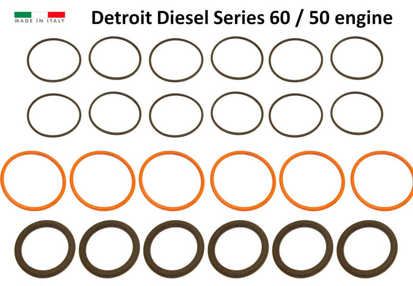 INJECTOR ORING KIT DETROIT DIESEL SERIES 60 12.7L REPAIR SERVICE KIT S50 S60
