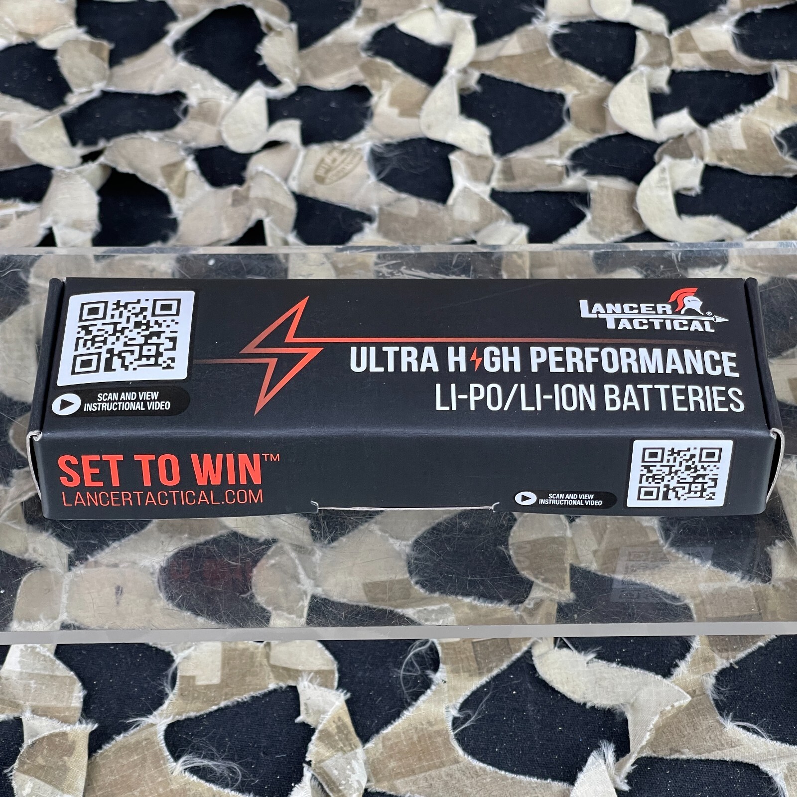 NEW Lancer Tactical 11.1V 1300mAh 20C Stick LiPo Airsoft Battery - Mini-Tamiya