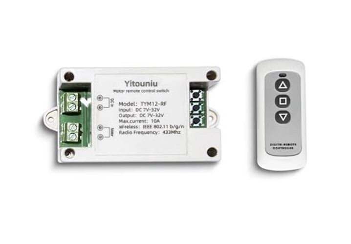 Tuya Smart WiFi/Bluetooth DC Motor Controller 10A 7-32V Reversible Switch with