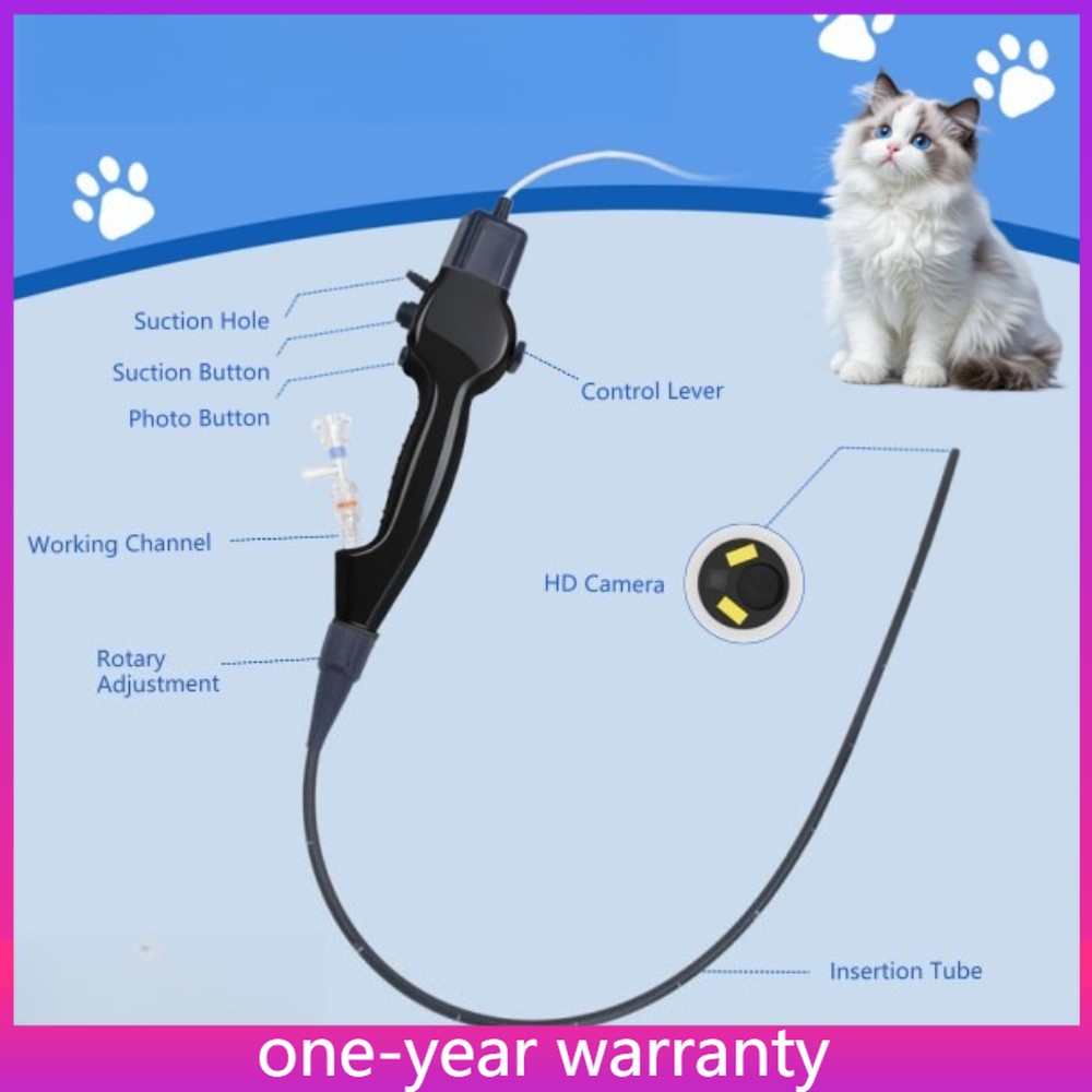 Disposable Flexible Endoscope HD Portable Single-Use Medical Examination Device