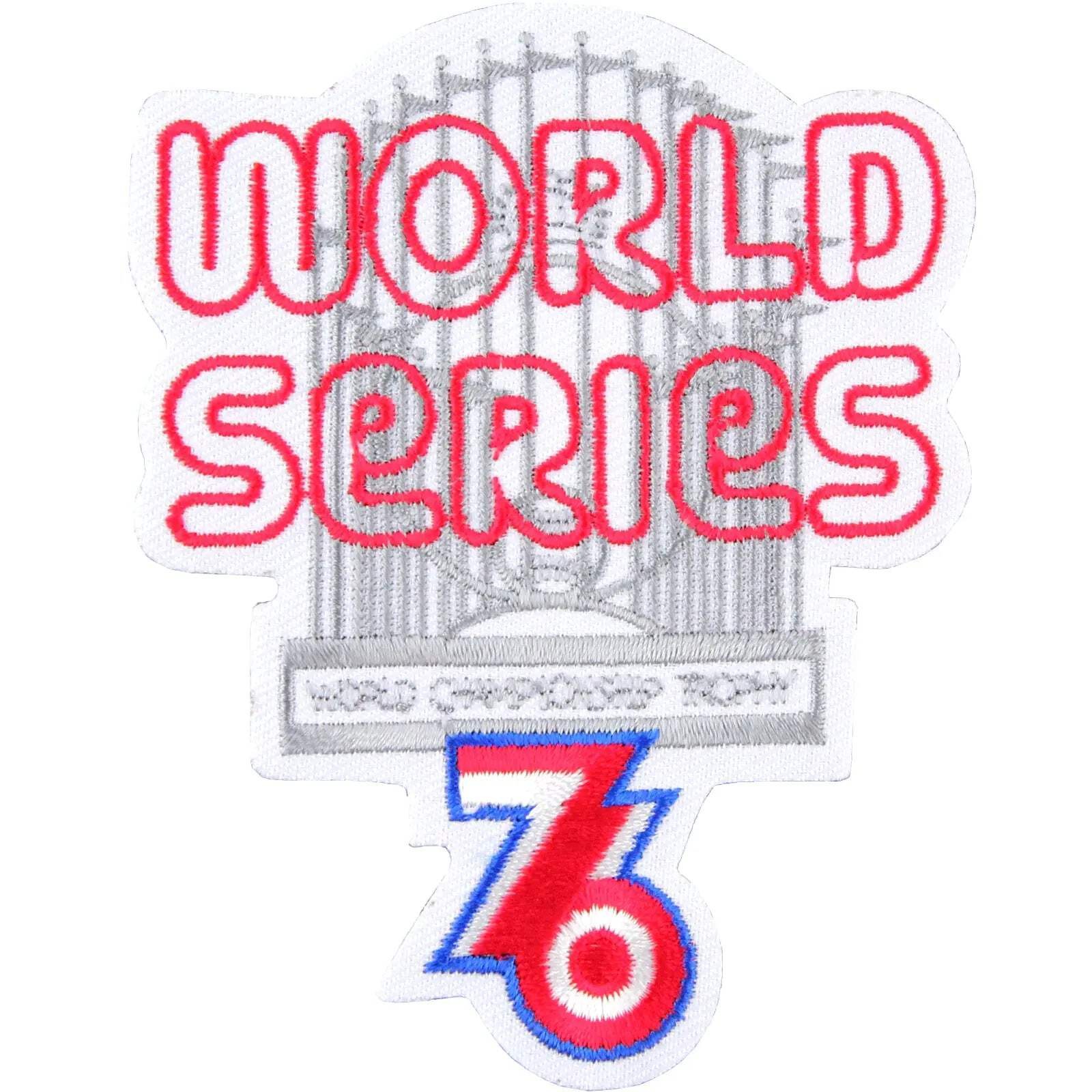 1976 MLB World Series Championship Logo Patch Cincinnati Reds New York Yankees