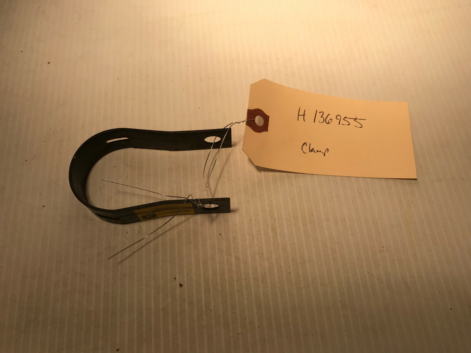 H136955  GENUINE John Deere Original Equipment  STRAP CLAMP