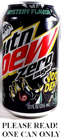 Mountain Voo Dew VooDew ZERO Strawberry Starburst Halloween 2024 FULL NEW Can