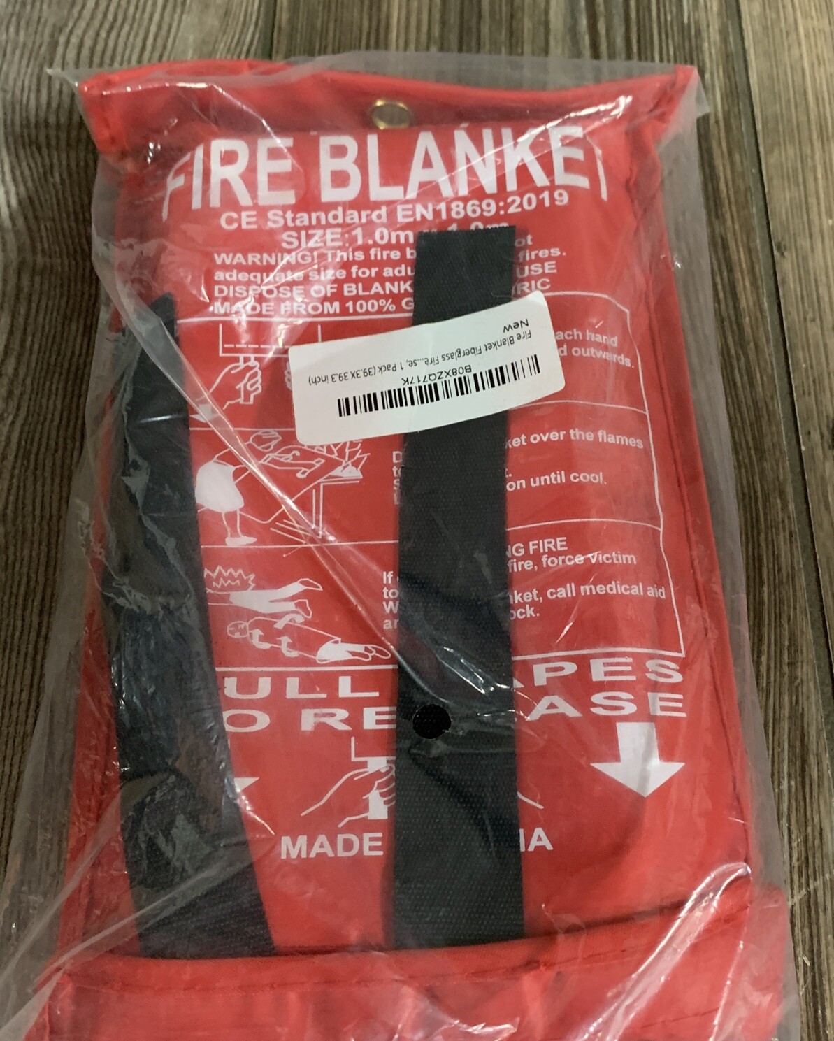 FIRE BLANKET Fiberglass  Emergency Home Retardant Prepared 39''x39''