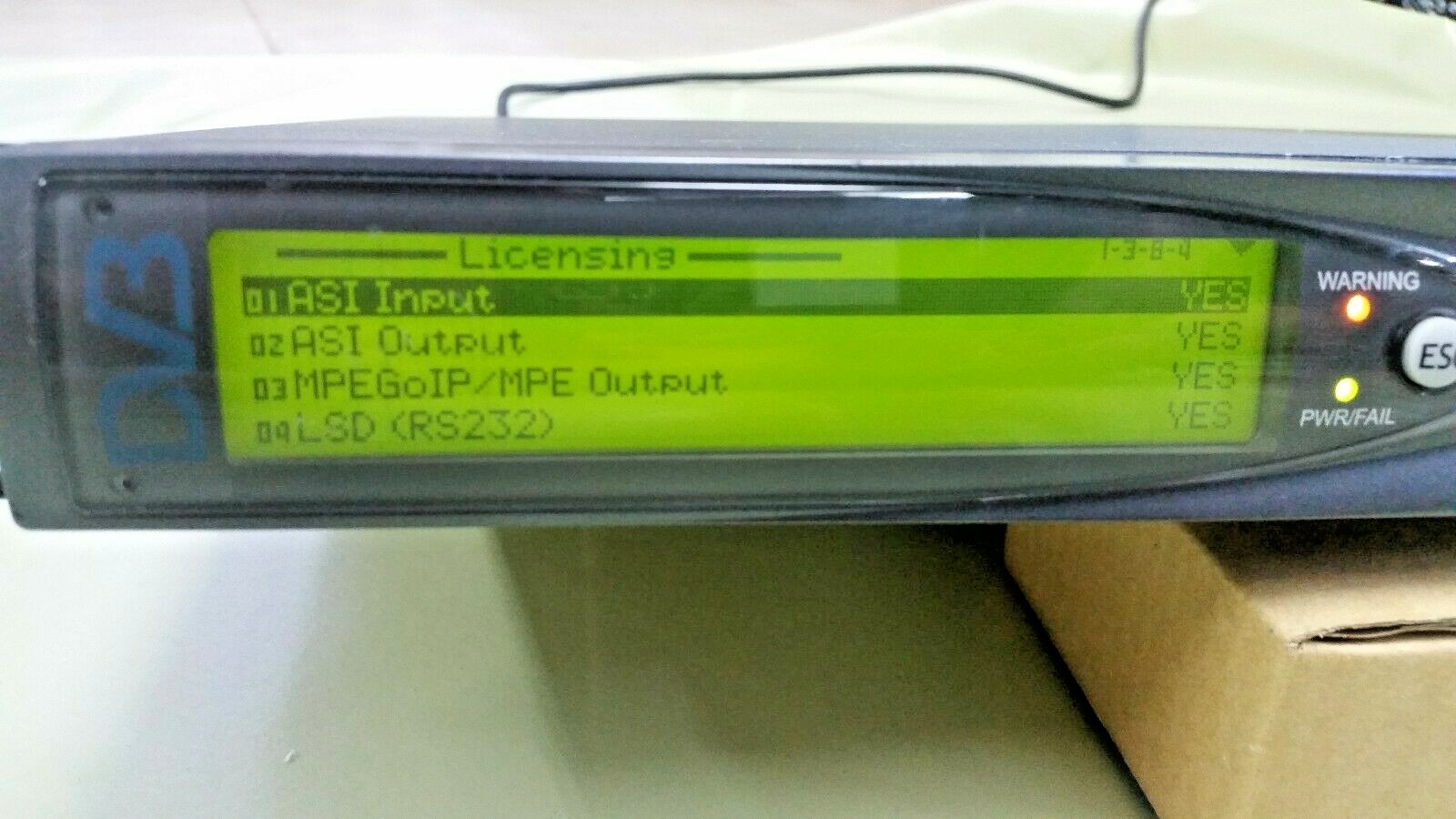harmonic ird-2900 scopus professional receiver decoder dvb ird-2961 DVB-IP