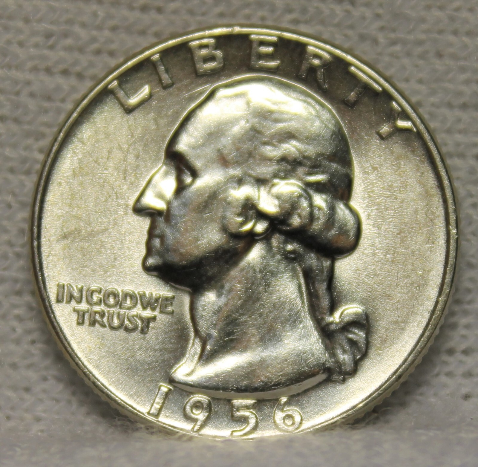 1956 uncirculated washington quarter