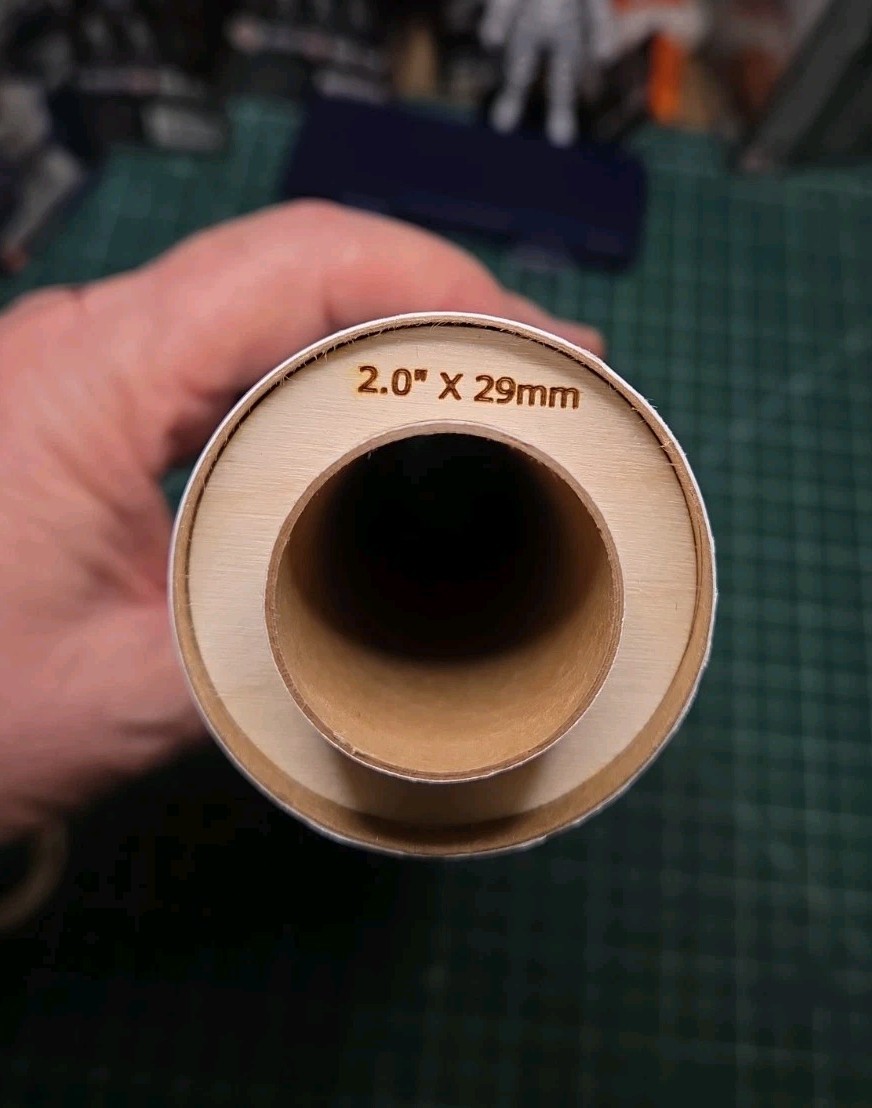2.0" X 29mm Centering Ring Set For Estes Pro Series II model rocket kit