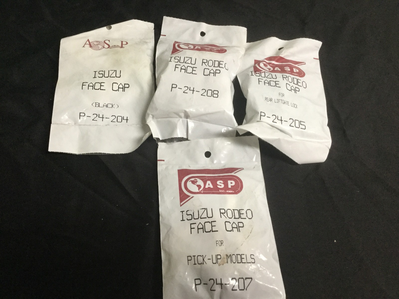 Isuzu by ASP P-24-204/205/207/208, Face Caps, Set of 4 - Locksmith