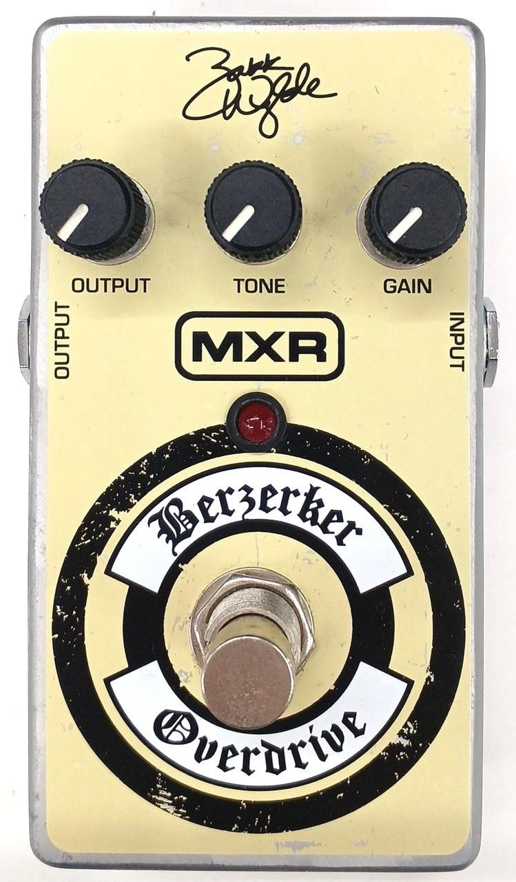 MXR Berzerker Overdrive Pedal Guitar Effect High Gain Authentic Rare Ready