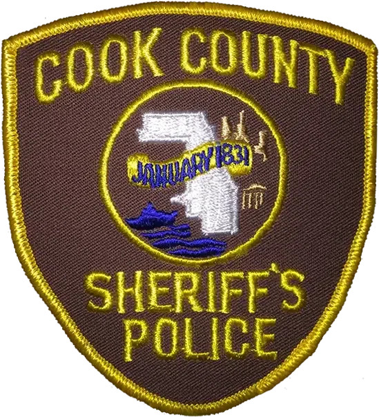 COOK COUNTY SHERIFF SHOULDER PATCH: Sheriff's Police Standard