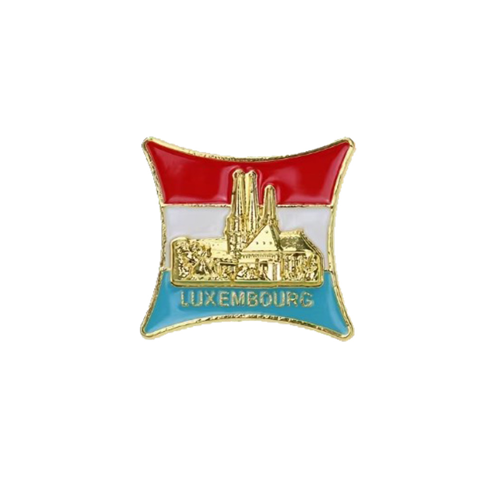Luxembourg Pin Flag Flag Pin Button Luxembourg Badge Banner Pin