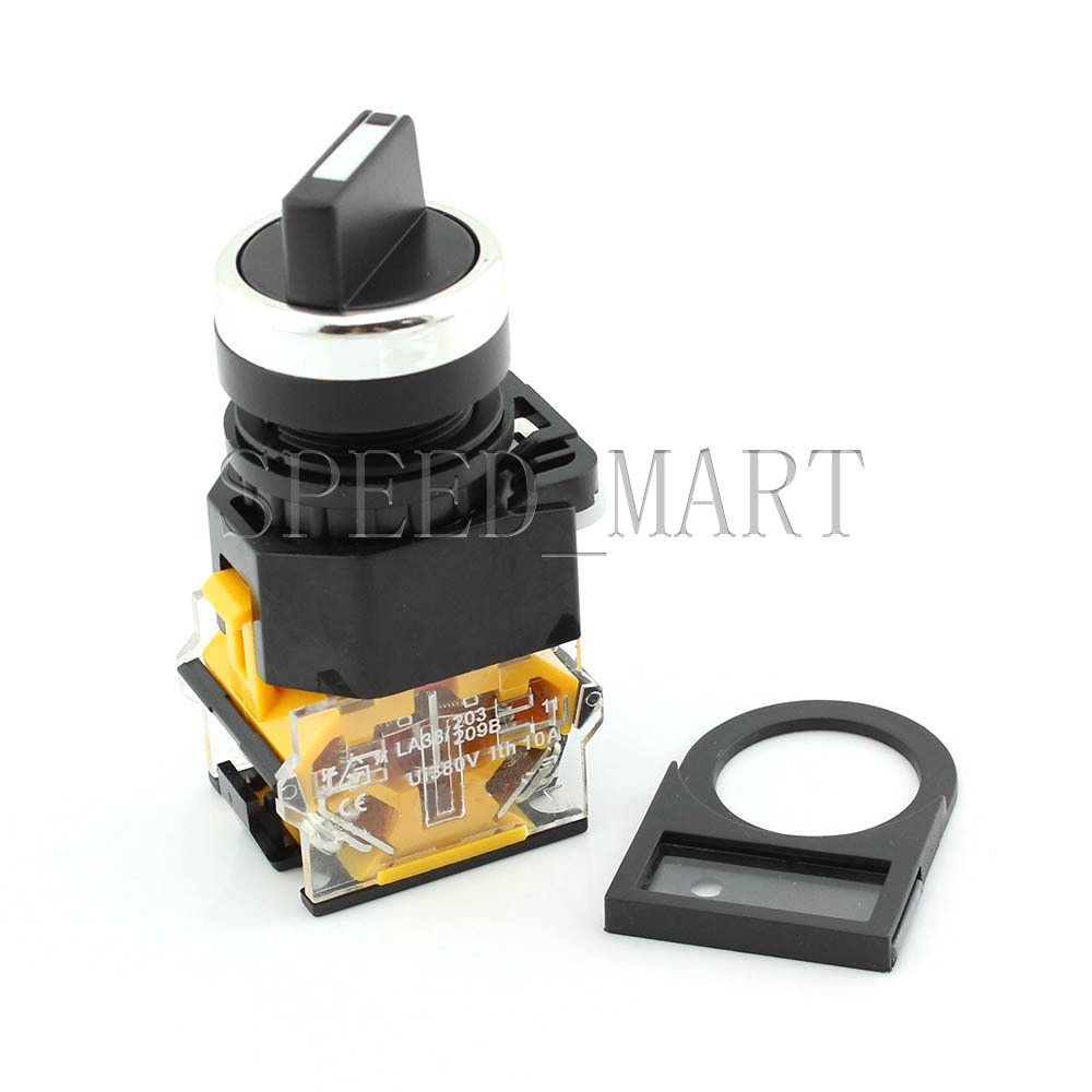 LA38-11X2 2 Position NO NC Maintained Select Selector Switch Rotary Switch