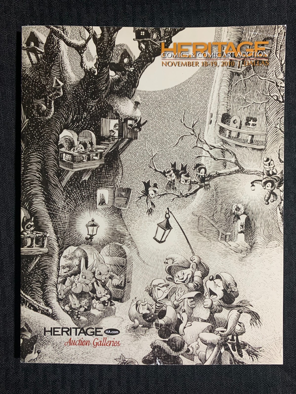 2010 Nov 18-19 HERITAGE 294pg Auction Catalog FN+ 6.5 Comics & Comic Art