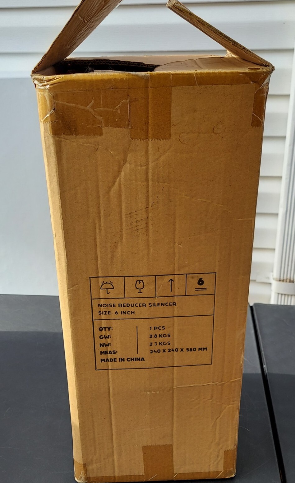 Vivosun 6" Inline Duct Fan Noise Reducer Silencer