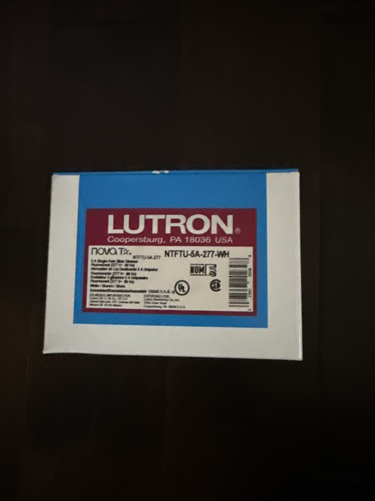 Lutron Nova T Dimmer NTF-10-277