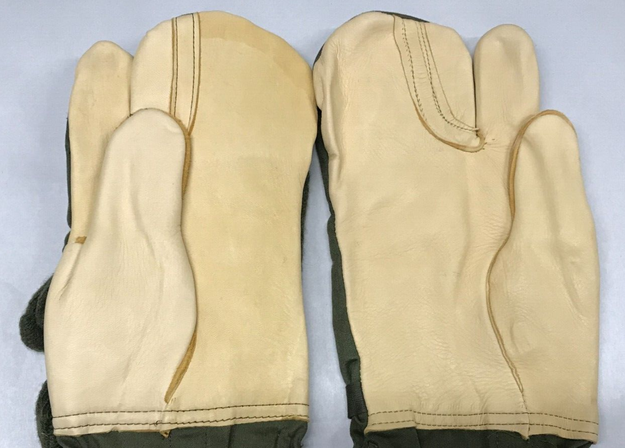 USGI Cold Weather Trigger Finger Mittens M1965 OD NOS