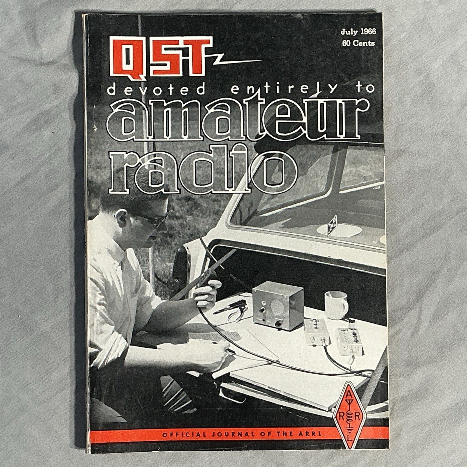QSt Devoted Entirely To Amateur Radio Magazine July 1966 Vintage Ham Radio