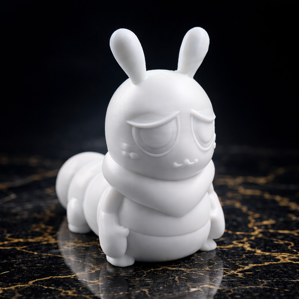 Small Cute Caterpillar Silicone Mold – For Resin 0-920