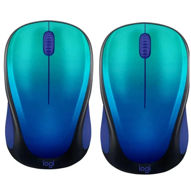 2 Pack - Logitech M317c Design Collection Wireless Mouse - No Receiver