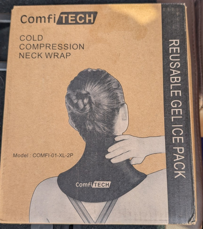 Neck Ice Pack Wrap, Reusable Gel Ice for Neck Shoulders, Cold Compress pack 1