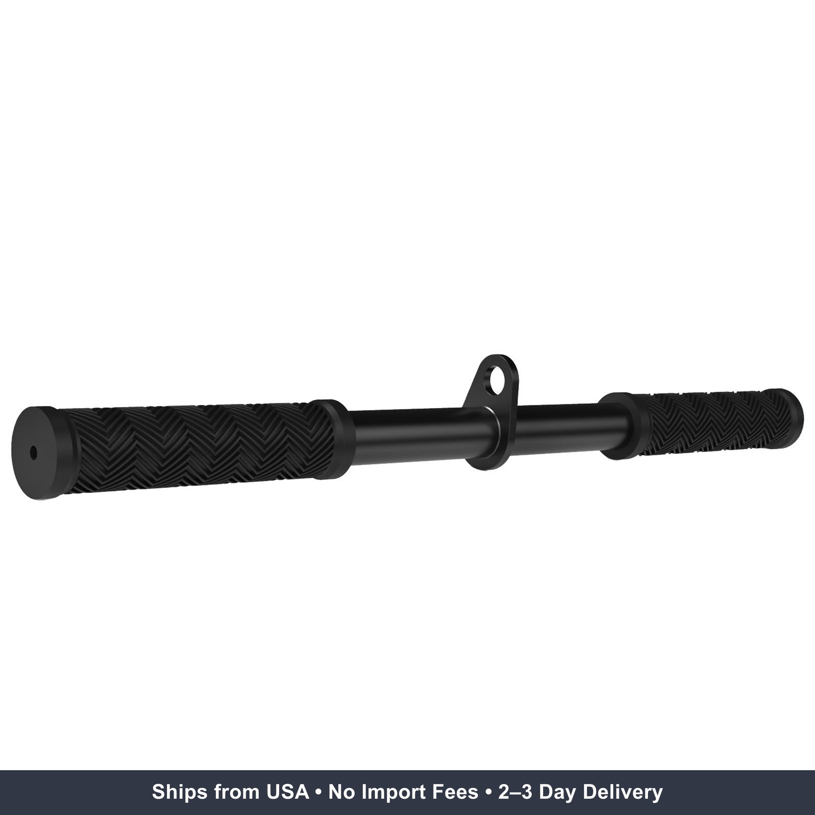 Straight Bar Cable Attachment, Non-Slip Tricep Bar for Tricep Pull Down, LAT Pul