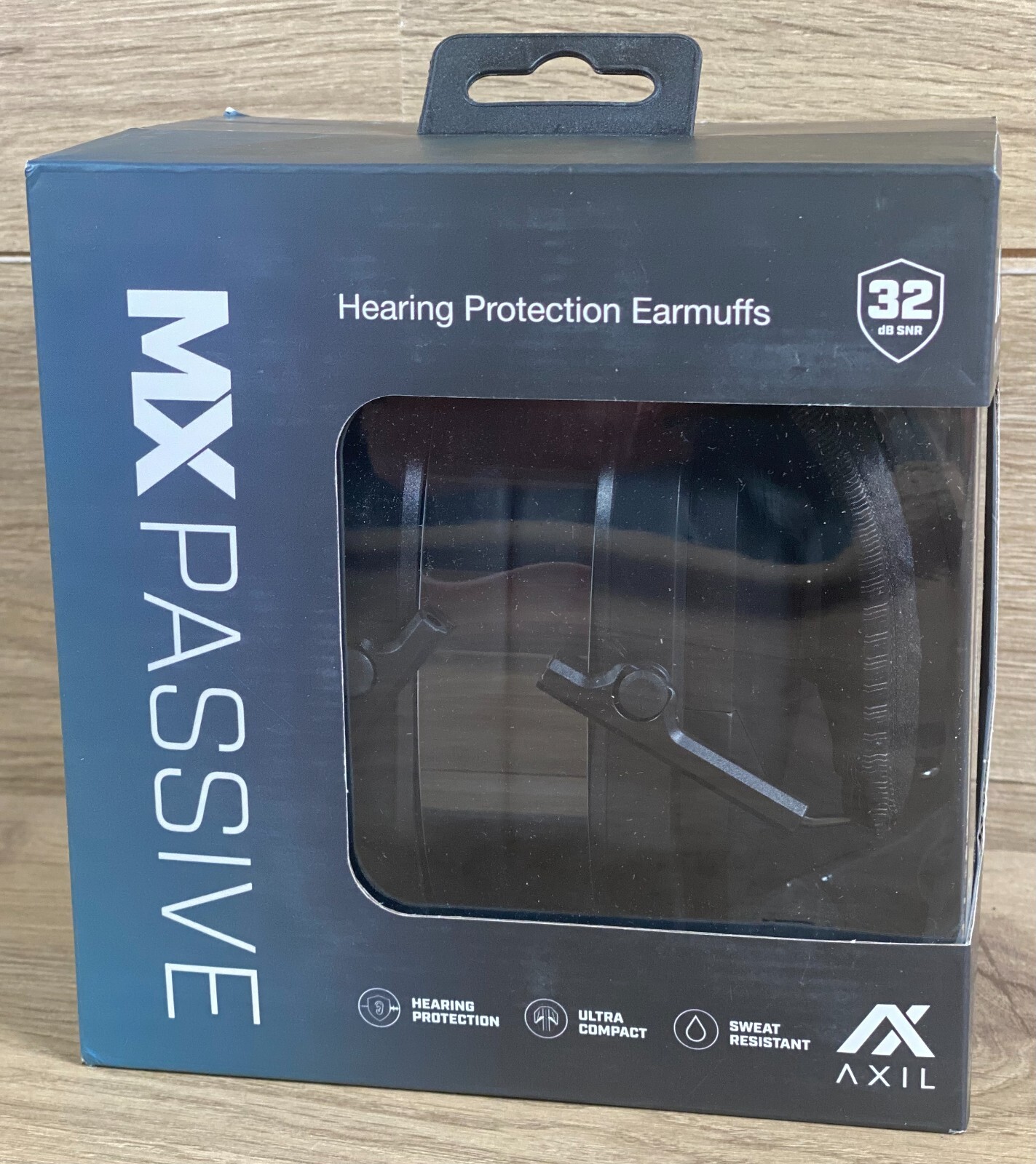 AXIL MX Passive Earmuffs Black 25db Reduction MXPASSE  Brand New