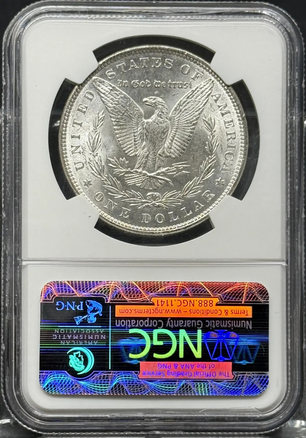 1887 Morgan Silver Dollar NGC MS-63