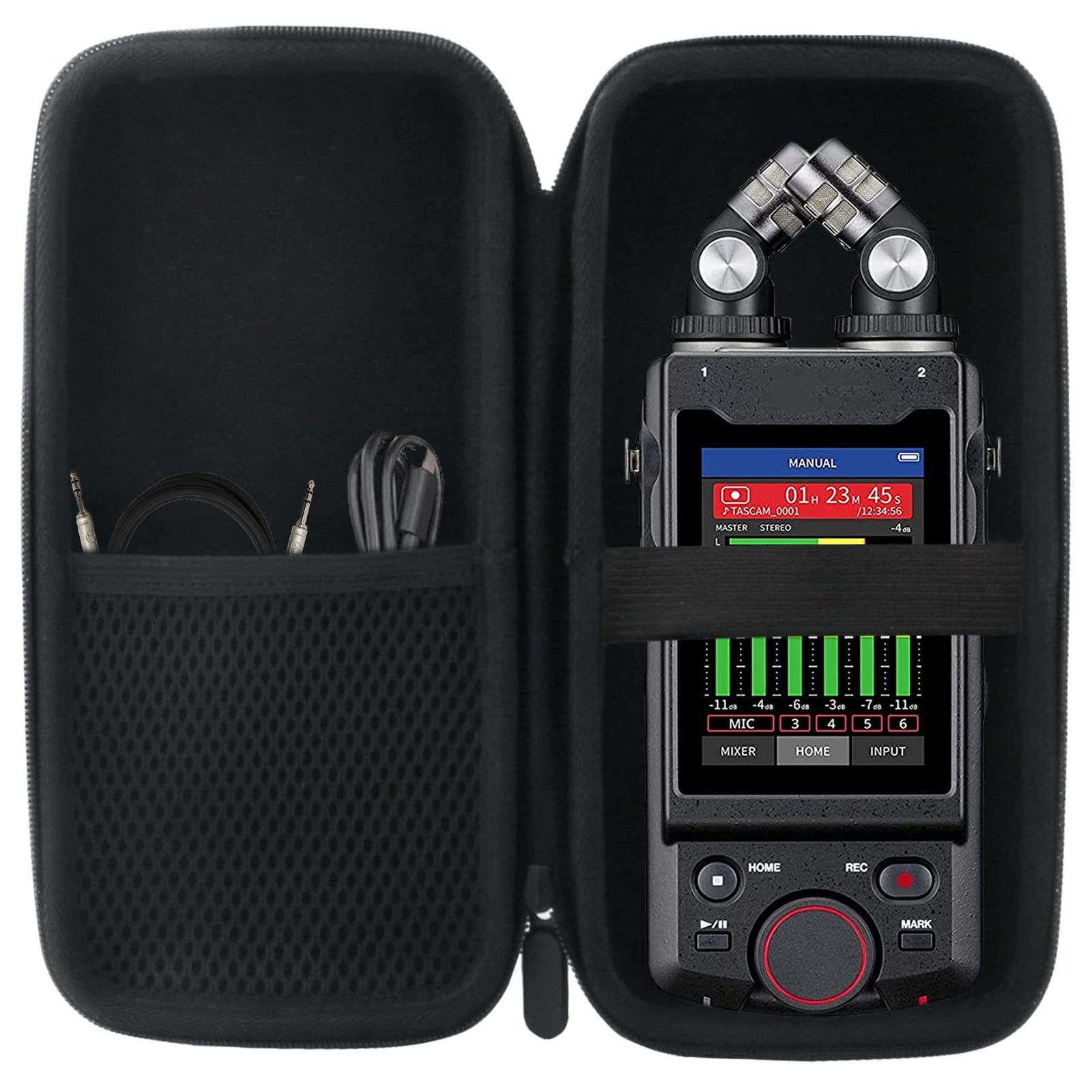 WAIYUCN Hard EVA Carrying Case for Tascam Portacapture X8 High Resolution Mul...