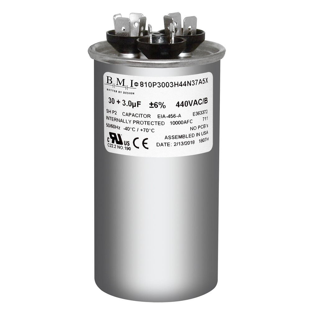 14126 - Mars OEM Replacement Run Capacitor 440/370 VAC 30/3 MFD Round