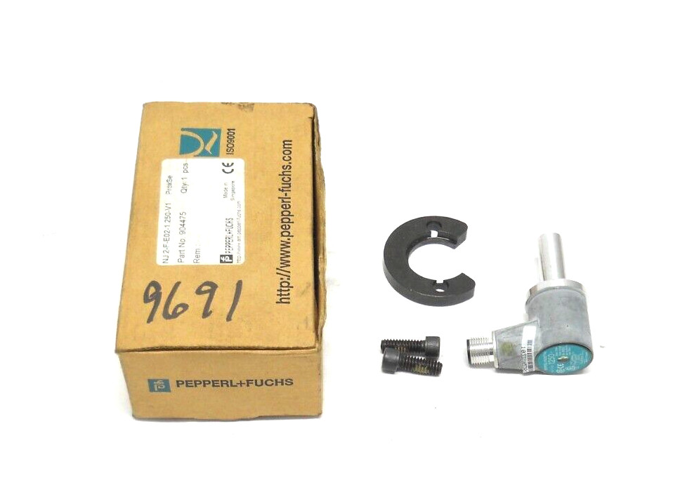 NEW PEPPERL-FUCHS NJ 2-F-E02-1.250-V1 PROXIMITY SENSOR, 904475, NIB
