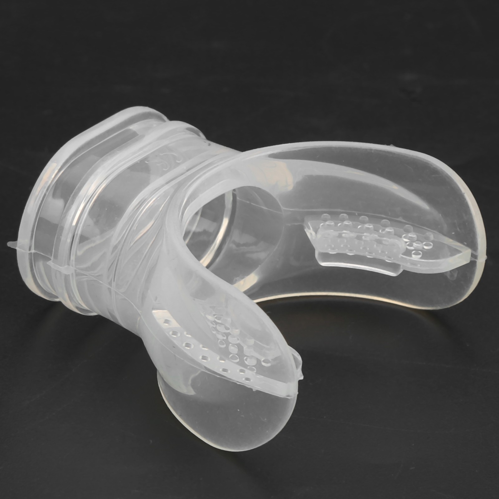 4pcs Transparent Silicone Diving Bite Mouthpiece For Deep Sea Diving Premium