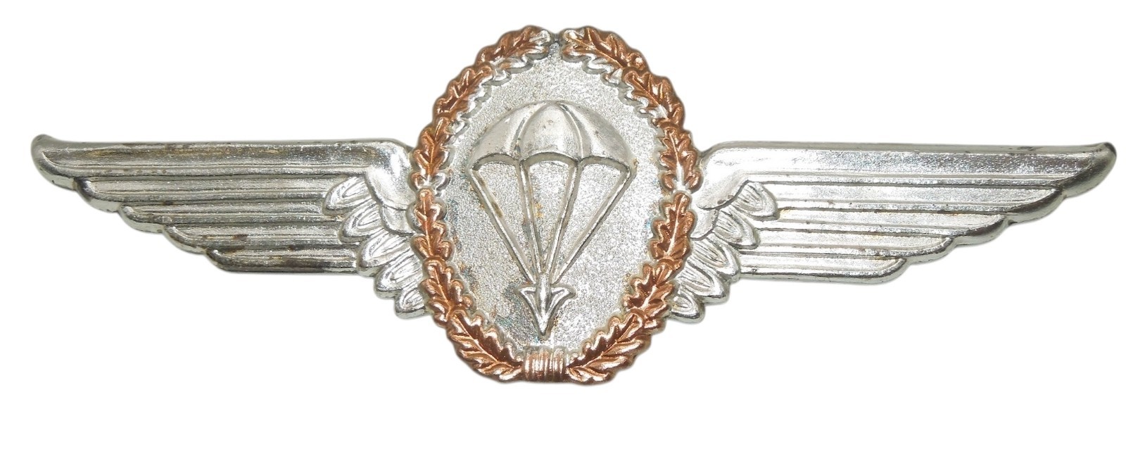 Original Cold War 1960's West German Parachutist Airborne Wings Badge Pin CA7