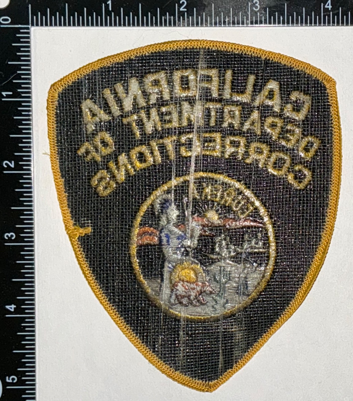 California CA Department of Corrections Patch