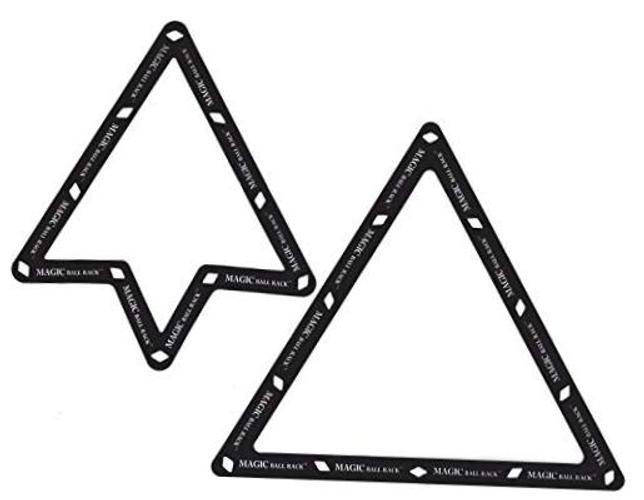 The Original Magic Billiard Ball Rack Combo 8 and 9-10 Ball Duo-Pack