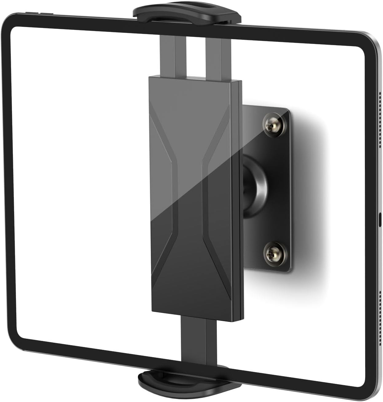 Universal 360° Adjustable Wall Mount for Tablets and Smartphones, Aluminum Holde