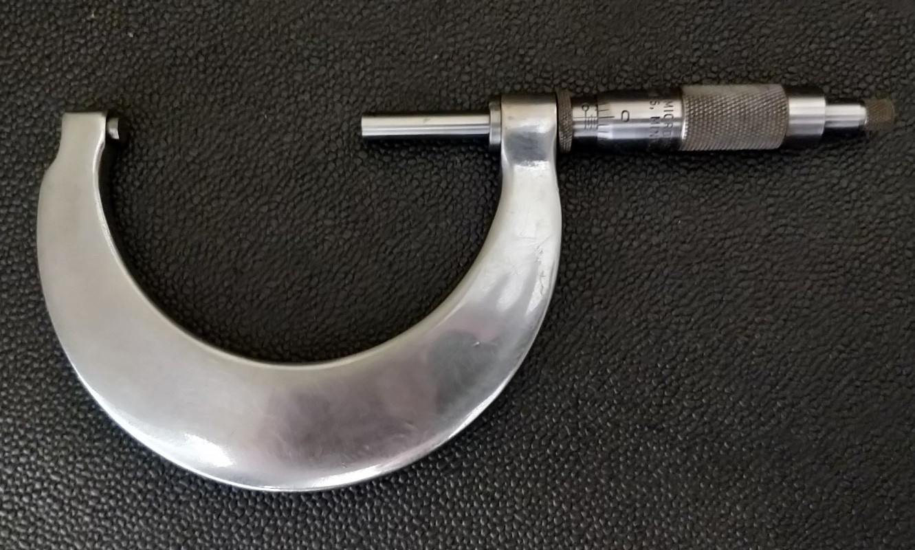 Tubular Micrometer Co. 2-3" Micrometer hollow frame USA Made refurbished