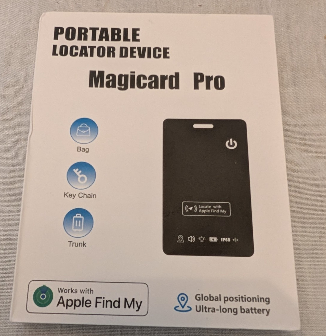 Magicard Pro portable locator device works with apple