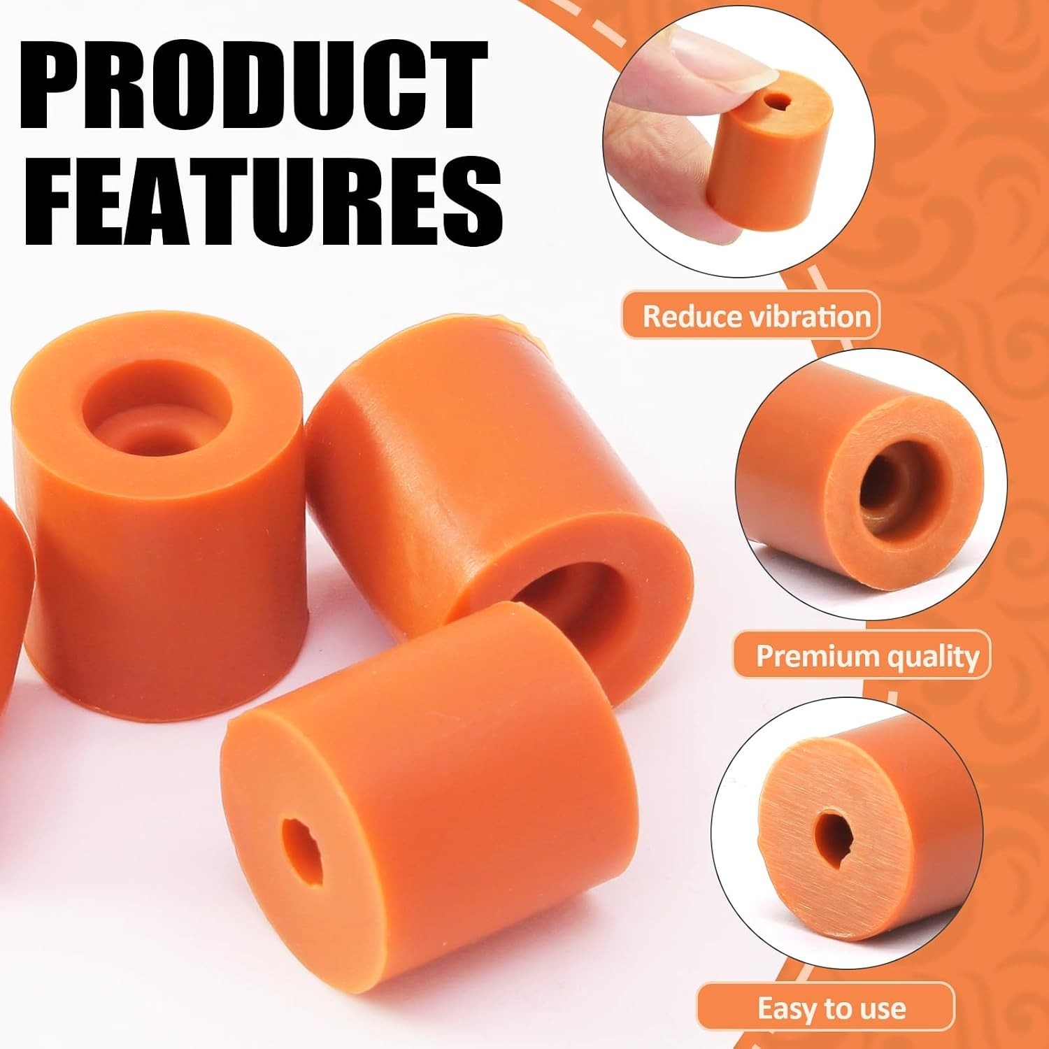 Universal 3D Printer Silicone Leveling Mats - 12 Pcs for Better Stability