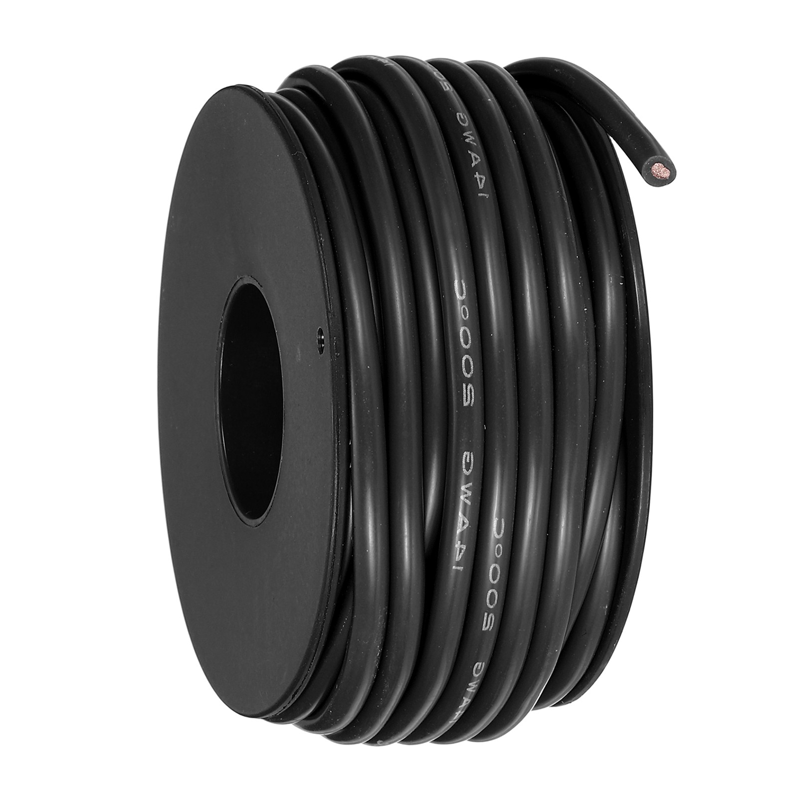 14 AWG Flexible Silicone Wire 9m/30ft Tinned Copper Electrical Wire Black