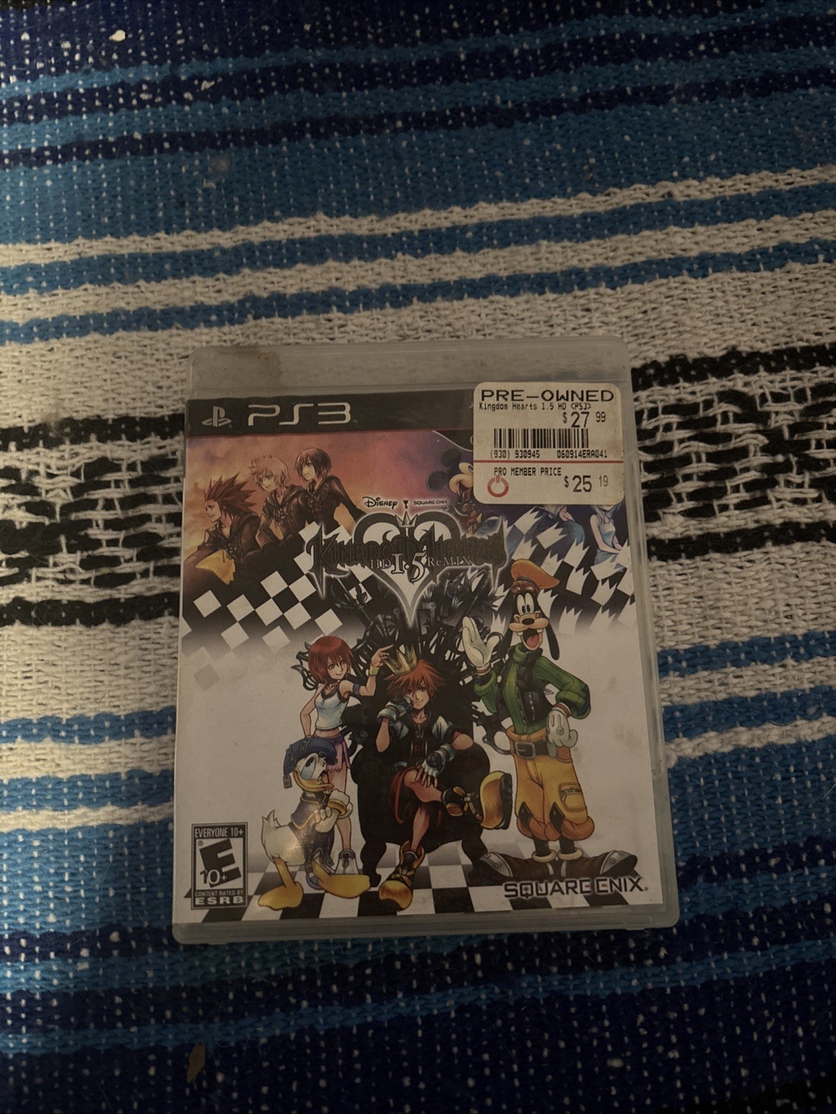 Kingdom Hearts 1.5 HD Remix Sony PlayStation 3 Case Only