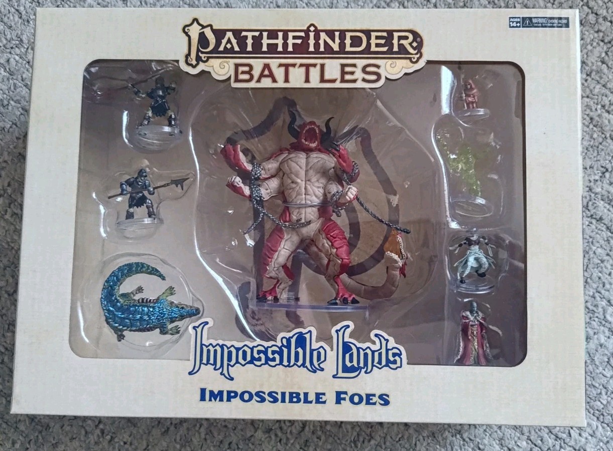 Pathfinder Battles IMPOSSIBLE LANDS Impossible Foes BRAND NEW Sealed