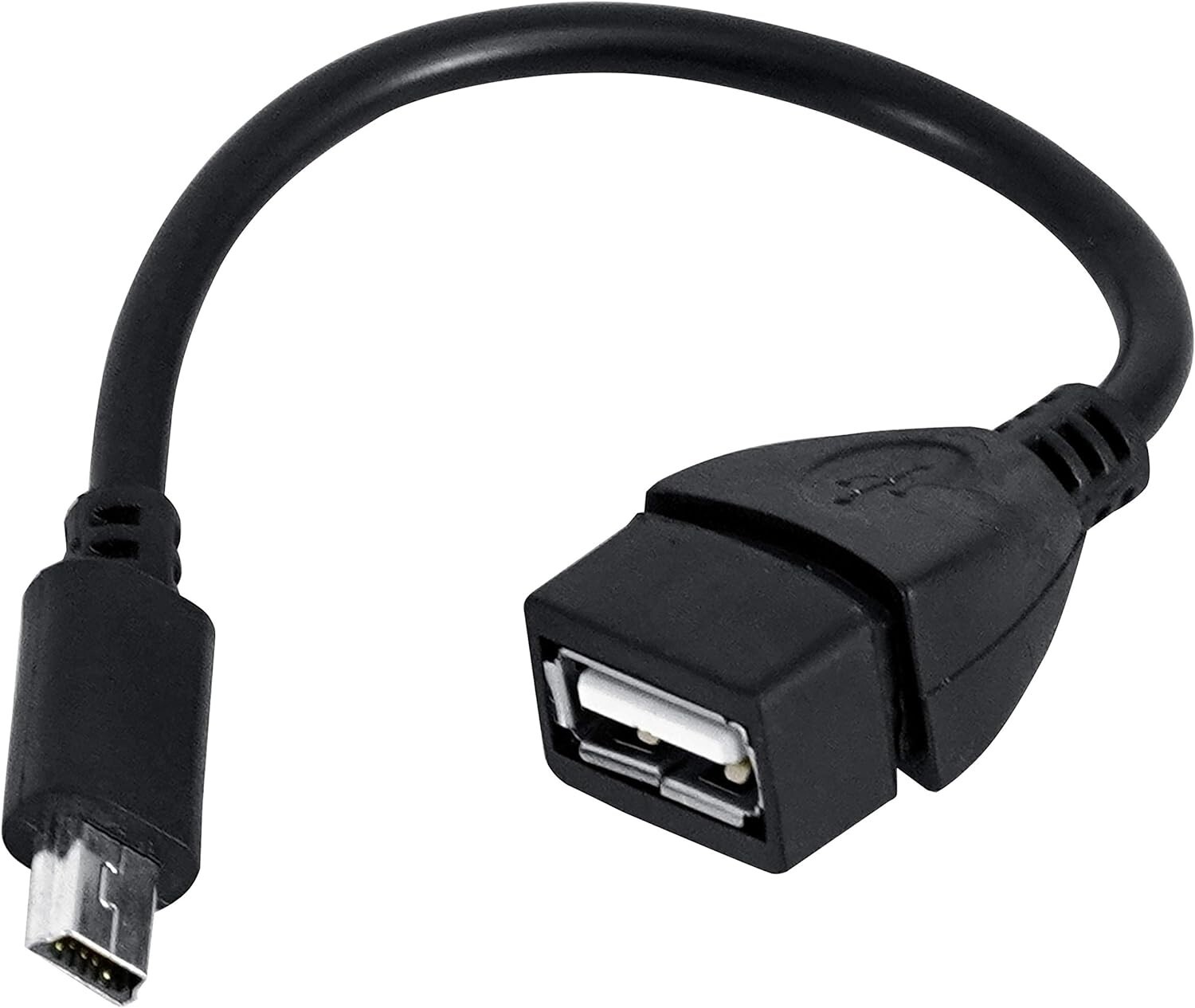 Mini USB Male to USB 2.0 Female Host OTG Adapter Cable for Digital Camera Tablet