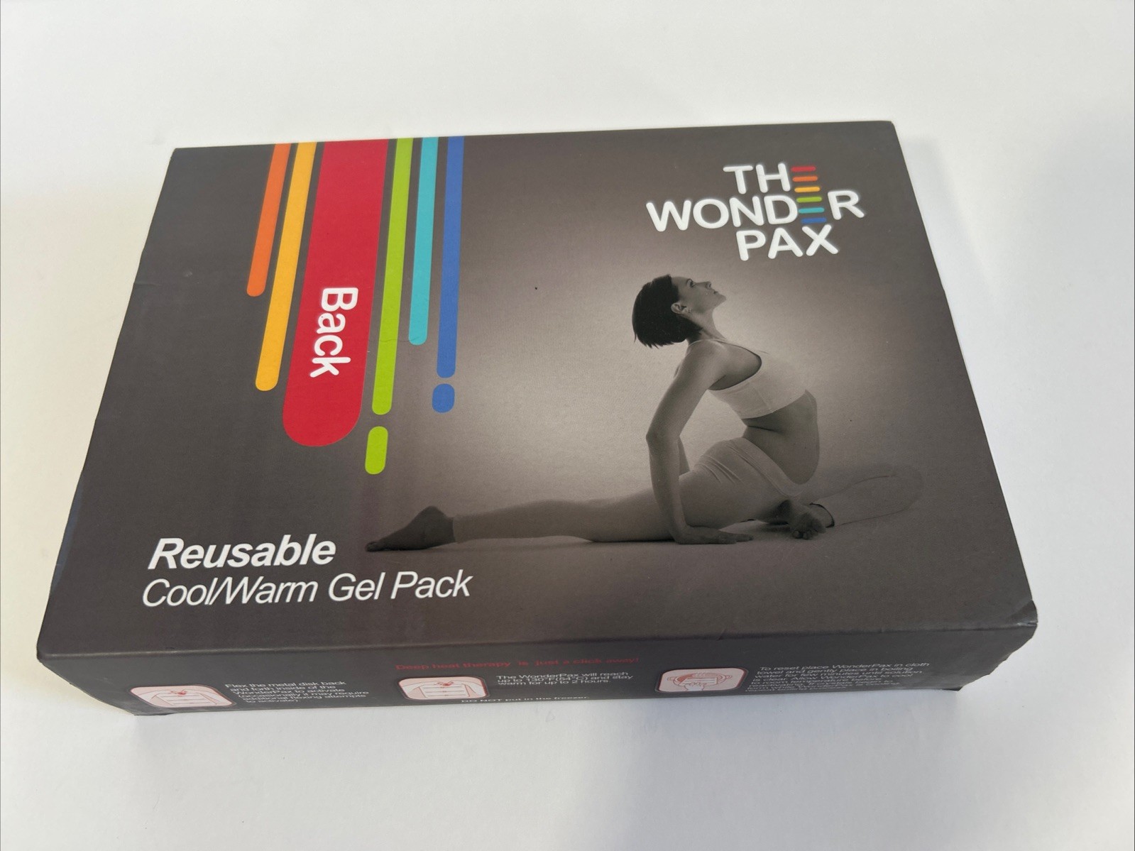 The Wonder Pax Back Reusable Warm/ Cold Gel Pack Pink.  NEW